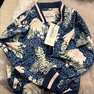 Urban Republic Navy Floral Jacket